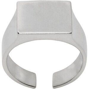 ISABEL MARANT Silver Now Brass Ring - Size 9